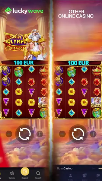 Кадр рекламы LuckyWave nl