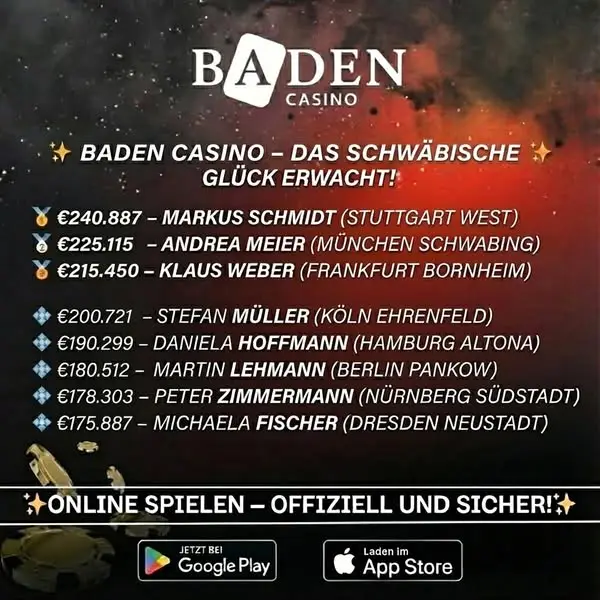 Кадр рекламы Baden Casino App