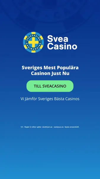 Кадр рекламы SveaCasino