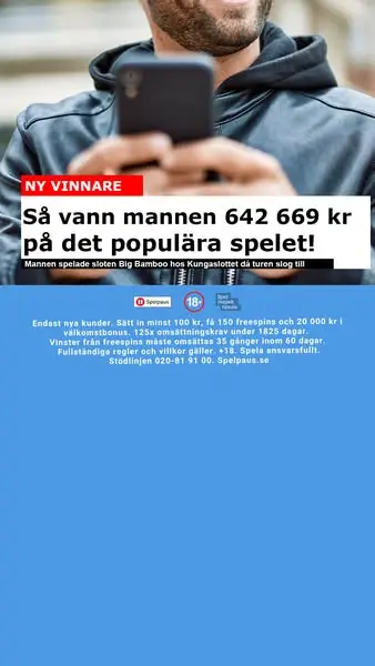 Кадр рекламы Folkets Casino