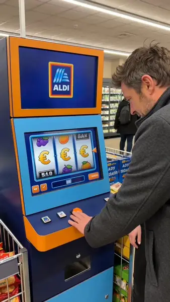 Кадр рекламы ALDI online slots