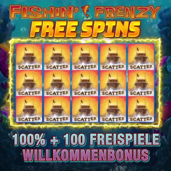 Кадр рекламы Fishin Frenzy Club