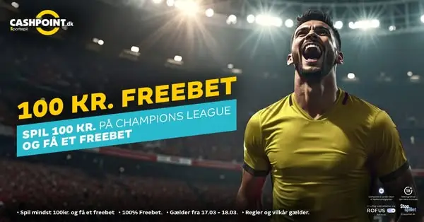 Кадр рекламы Cashpoint Sportsspil Danmark