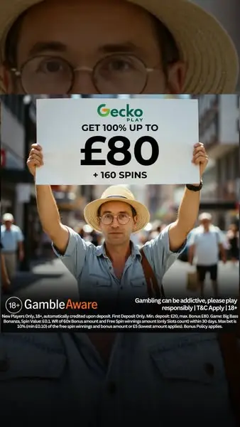 Кадр рекламы GeckoPlay Casino