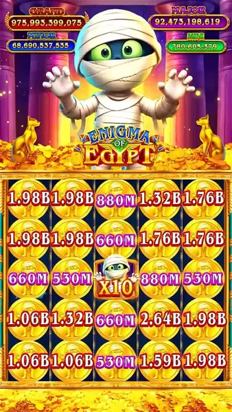 Кадр рекламы Enigma of Egypt Jackpot