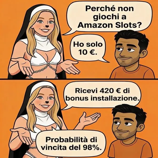 Кадр рекламы Amazon Slots.