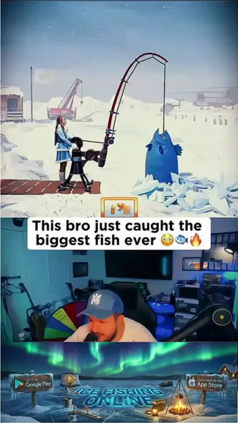 Кадр рекламы Ice Fishing