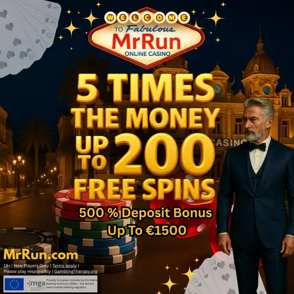 Кадр рекламы MrRun Casino & Sportsbook