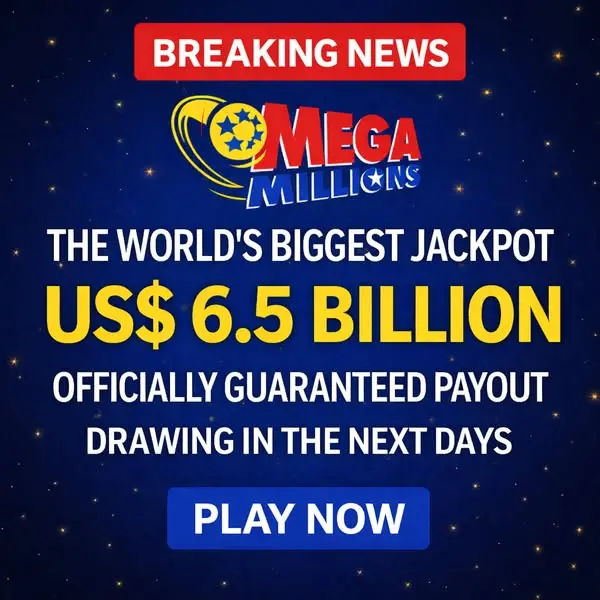 Кадр рекламы The Lottery News USA