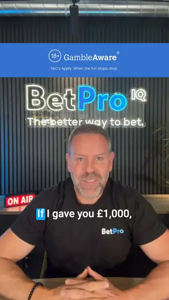 Кадр рекламы BetPro IQ - Sports Betting