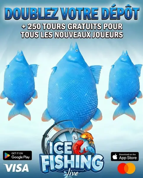 Кадр рекламы Ice Fishing Live