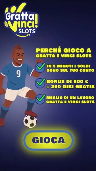 Кадр рекламы Gratta Evinci Slots