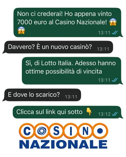 Кадр рекламы Casino Nazionale