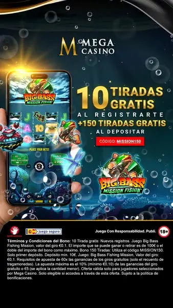 Кадр рекламы Mega Casino España