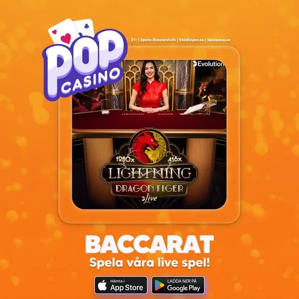 Кадр рекламы Pop Casino