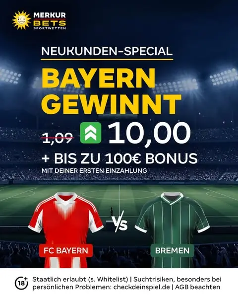 Кадр рекламы Merkur Bets Deutschland