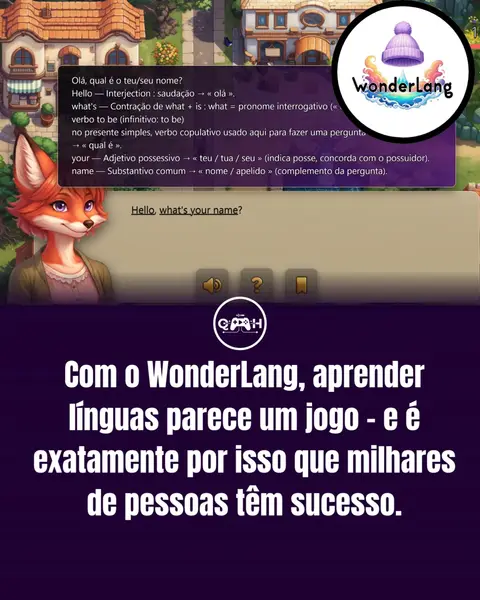 Кадр рекламы WonderLang