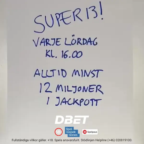 Кадр рекламы Allt om betting
