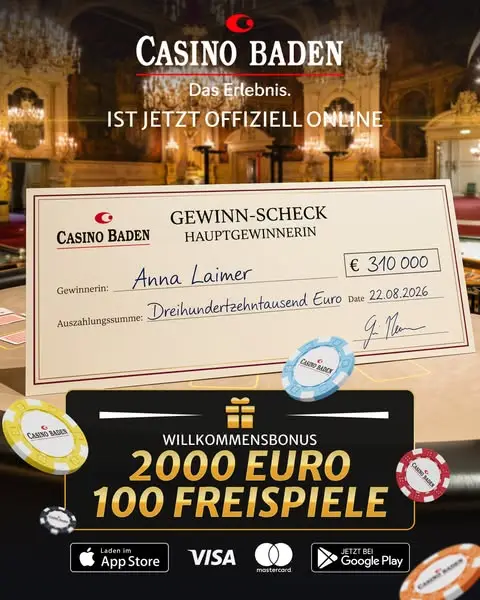 Кадр рекламы Casinos Austria