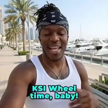 Кадр рекламы KSI Lucky Wheel
