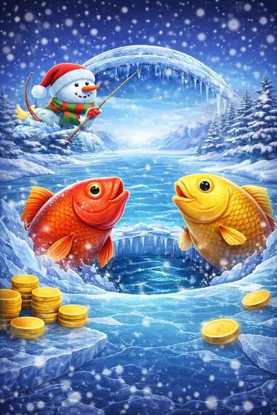 Кадр рекламы IceFishing Club