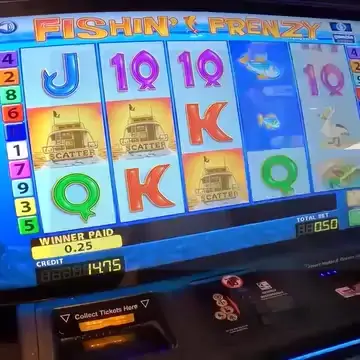 Кадр рекламы Fishin' Frenzy