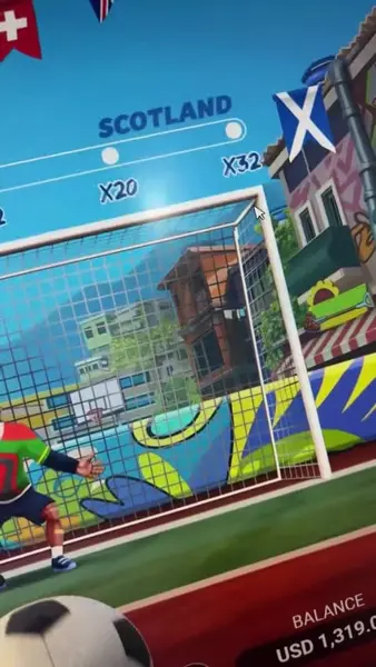 Кадр рекламы Penalty shoo