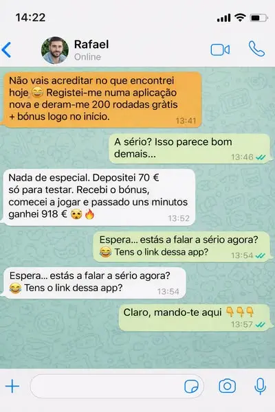 Кадр рекламы Frases Românticas
