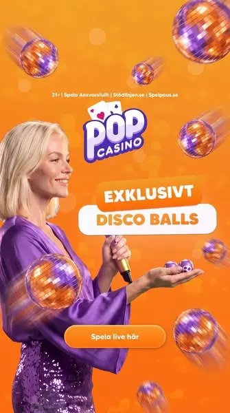 Кадр рекламы Pop Casino