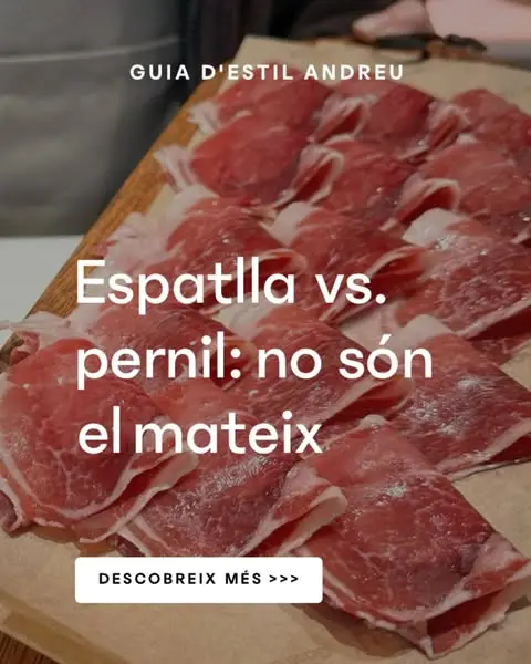 Кадр рекламы Andreu Gastronomia