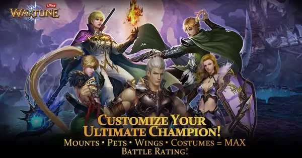 Кадр рекламы Wartune-Ultra