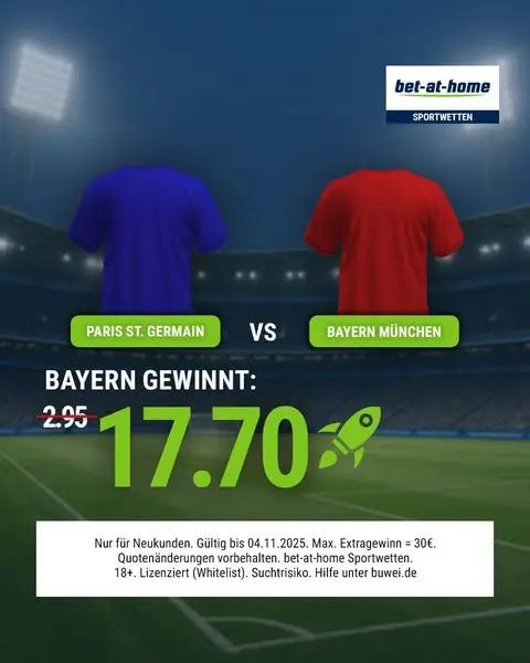 Кадр рекламы bet-at-home.com