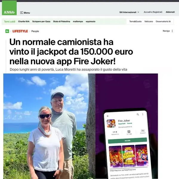 Кадр рекламы ANSA news