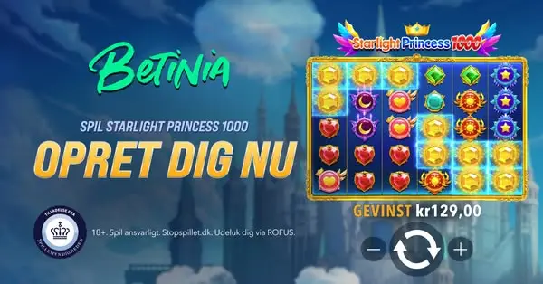 Кадр рекламы Betinia Danmark