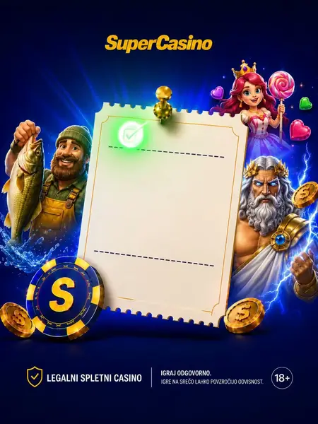 Кадр рекламы Supercasino.si
