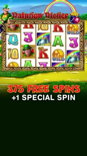 Кадр рекламы Lucky Rainbow Spins