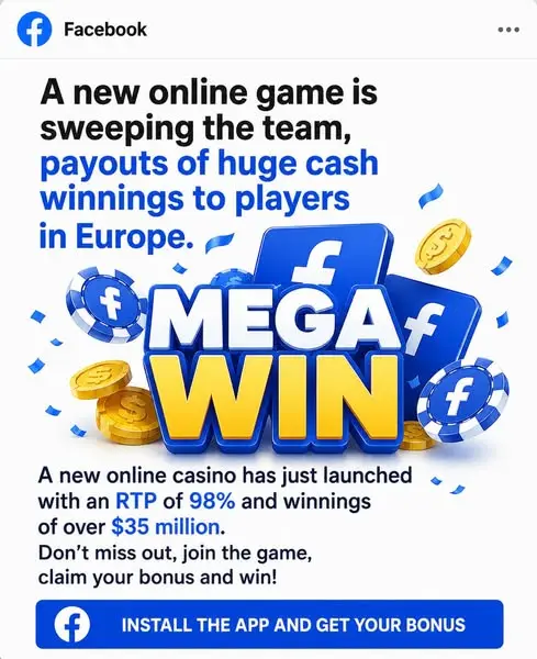 Кадр рекламы Lucky Winner