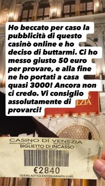 Кадр рекламы Di Venezia