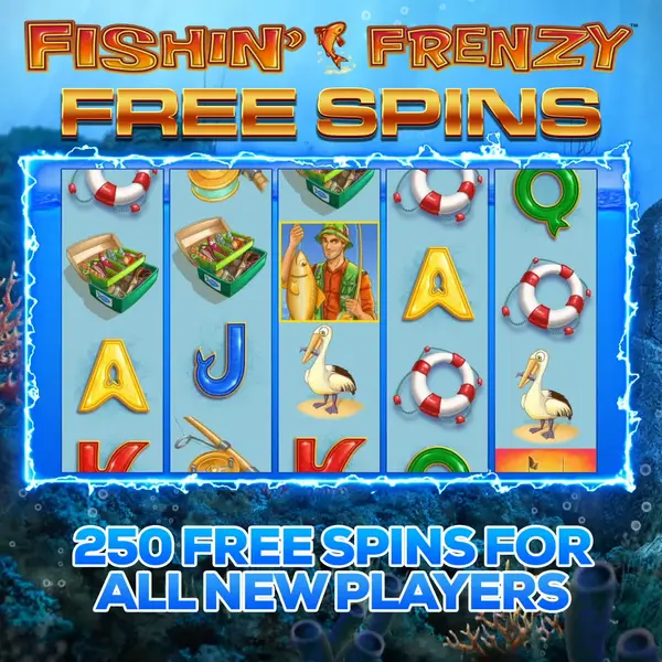 Кадр рекламы Fishin Frenzy Game