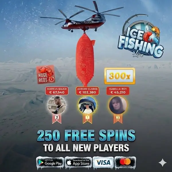Кадр рекламы Ice Fishing Game