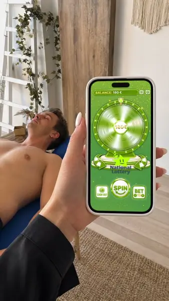 Кадр рекламы Super Spins