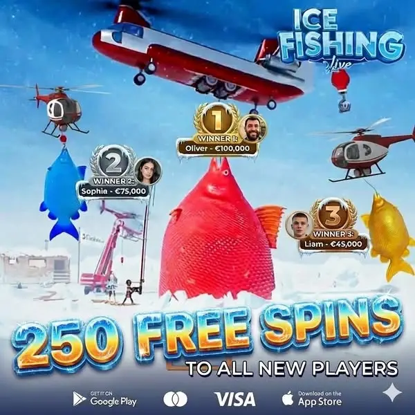 Кадр рекламы Ice Fishing Game
