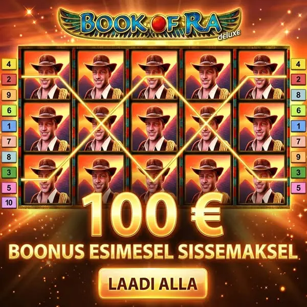 Кадр рекламы Book of Ra
