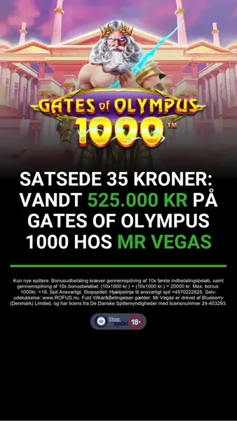 Кадр рекламы The Dream of Vegas - Danmark