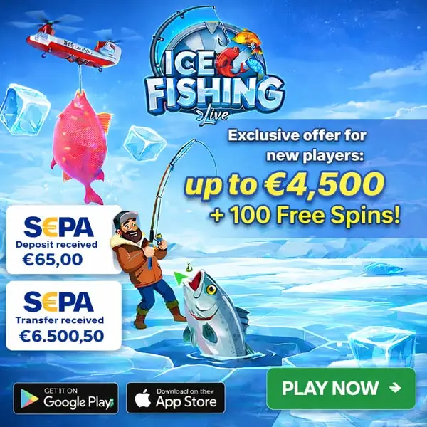 Кадр рекламы Ice Fish1ng live