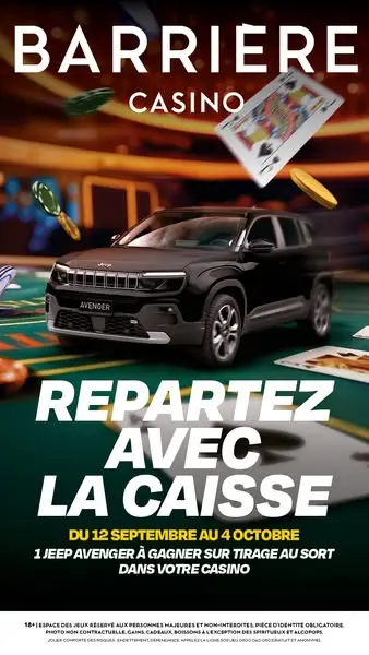 Кадр рекламы Casino Barrière Courrendlin
