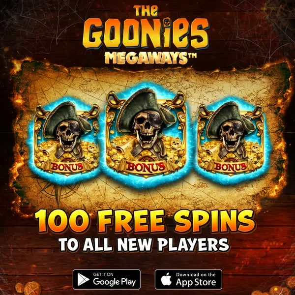 Кадр рекламы The Goonies Megaways