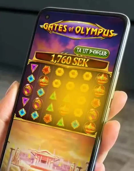 Кадр рекламы Gates of Olympus
