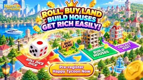 Кадр рекламы Happy Tycoon: Dice Board Game