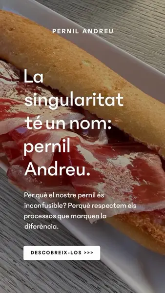 Кадр рекламы Andreu Gastronomia